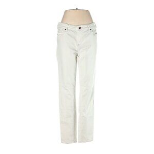 Chicos Womens Regular Size 0.5 Beige Straight-Leg Jeans With Cotton Blend